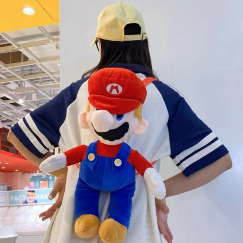 Women Bags Purses - Marios Plushes Mini Backpacks Cosplay 3D