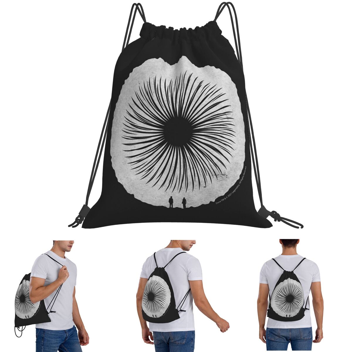 Women Bags Dune - Movie Dune Sandworm Backpacks Fashion Drawstring
