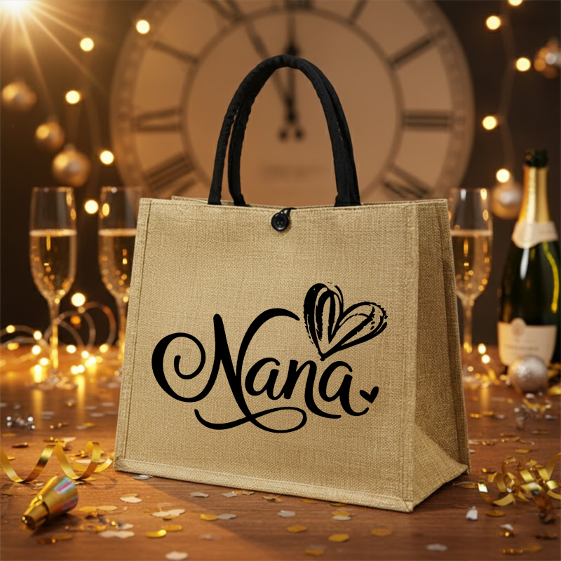 Women Bags Jute - Dandelion Jute Tote Bag, Perfect Mother's