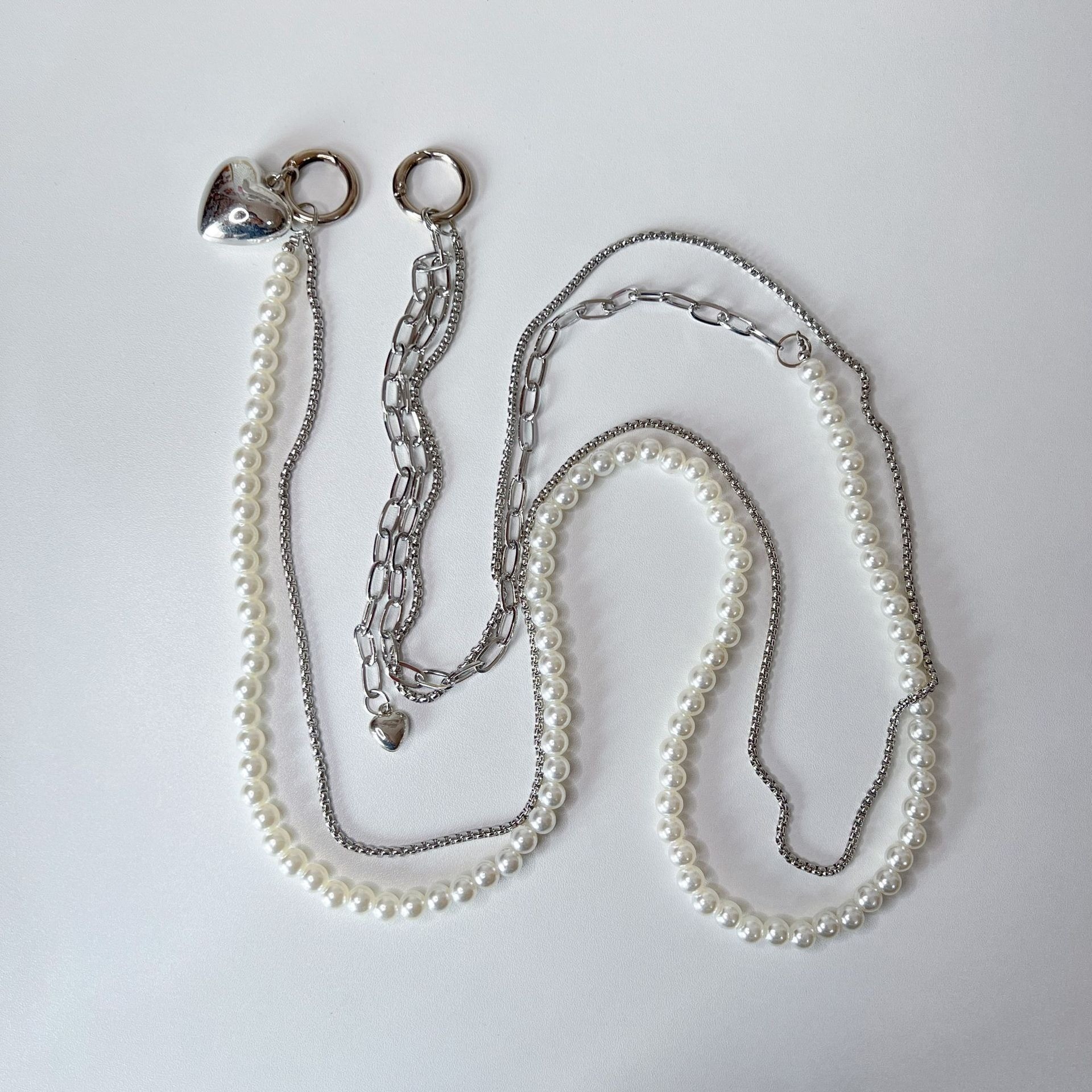 Women Bags Handmade - Long Pearl Phone Lanyard Handmade Bead