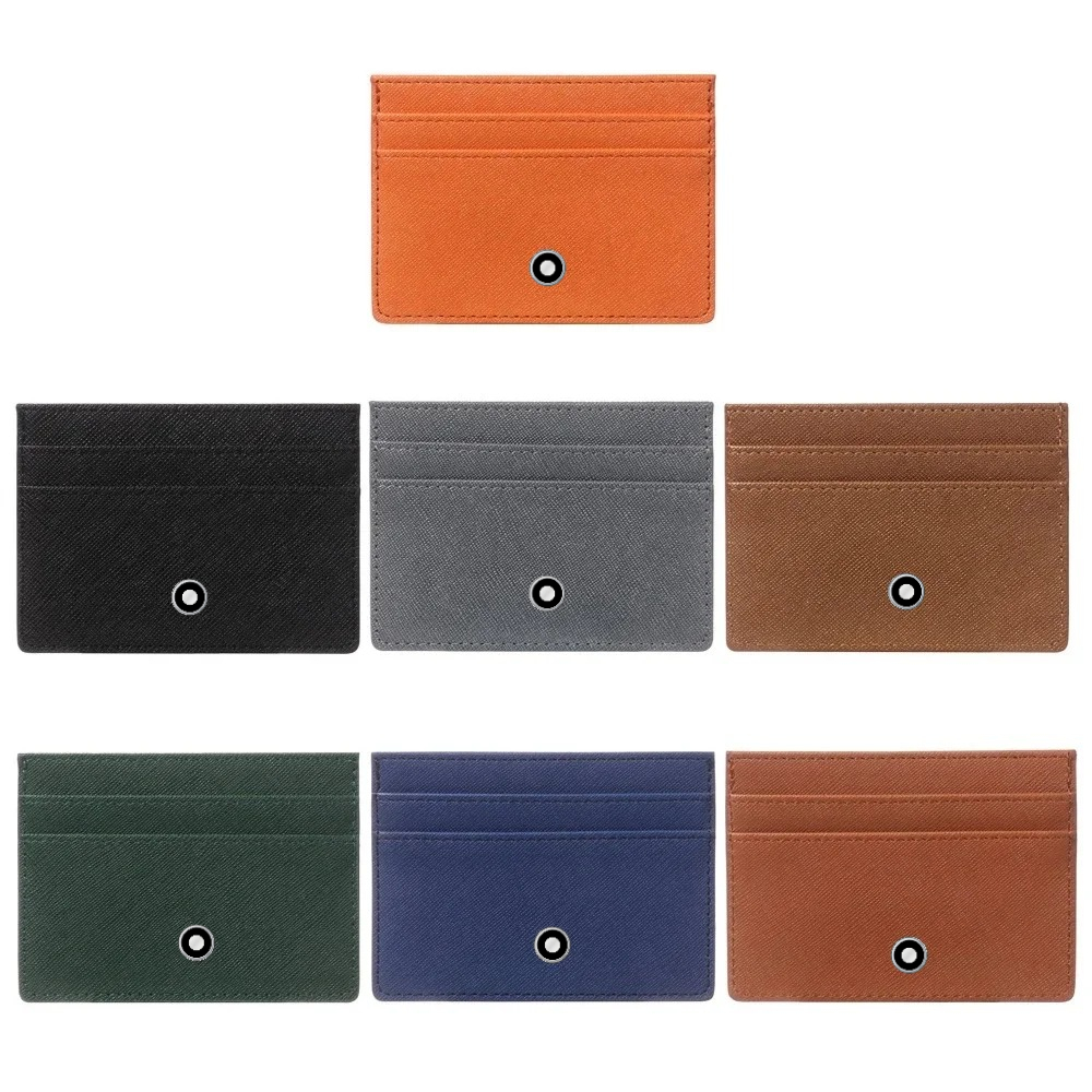 Women Bags Purses - Minimalist Women Men Leather Slim Wallets