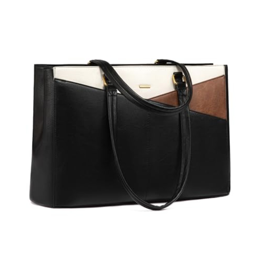 Women Bags Work - Vintage Leather Work Tote - Laptop
