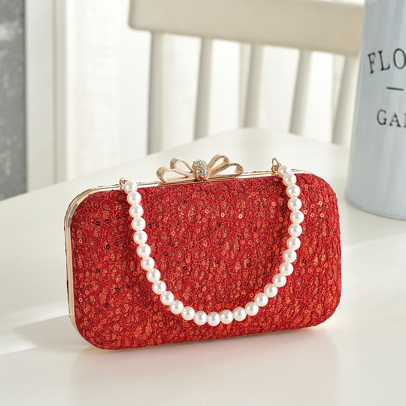 Women Handheld Bags - New simple and fashionable bow lace