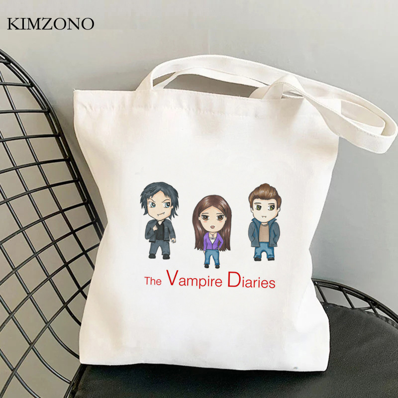 the Vampire Diaries shopping b - Women Bags Jute reseña y precio
