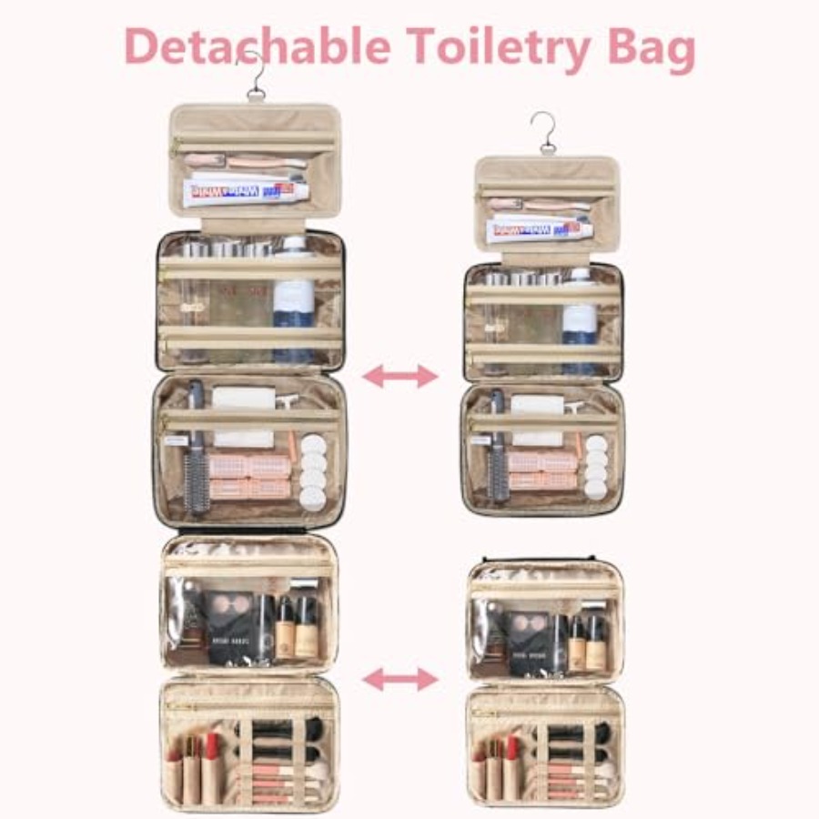 Detachable Travel Toiletry Bag - Women Bags For Travel reseña y precio