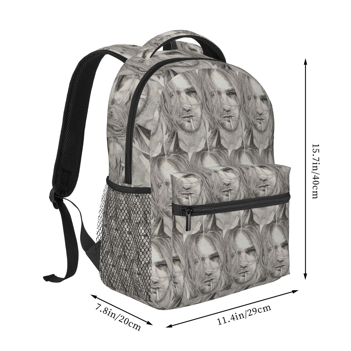 Kurt Cobain 1 Backpack Hot Sal - Women Bags Kurt reseña y precio