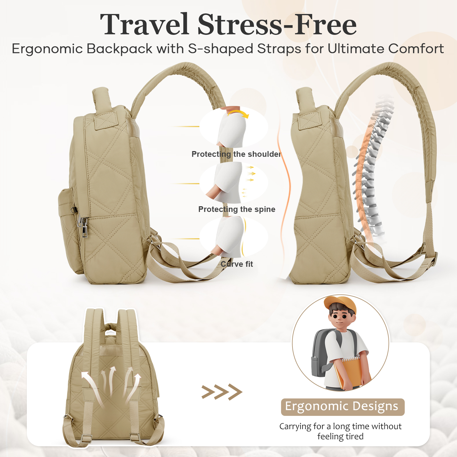 Women's Backpack Fashion Backp - Women Bags Work reseña y precio