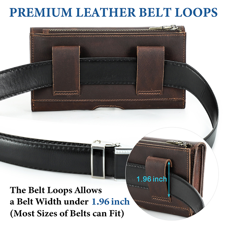 Cowhide Leather Waist Bag Phon - Saddle Bag Leather reseña y precio
