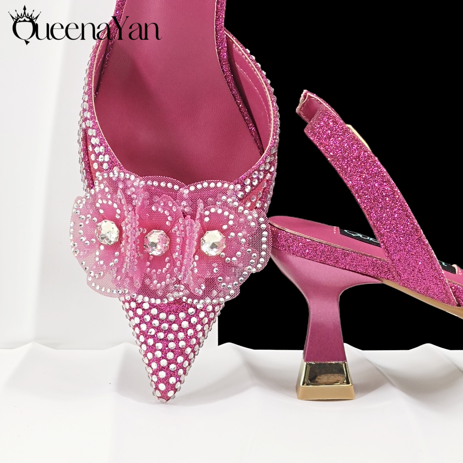 QueenaYan Fuchsia Color Shoes  - Women Bags Handmade reseña y precio
