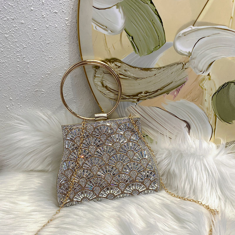 Glitter Shiny Diamond Clutch P - Women Handheld Bags reseña y precio