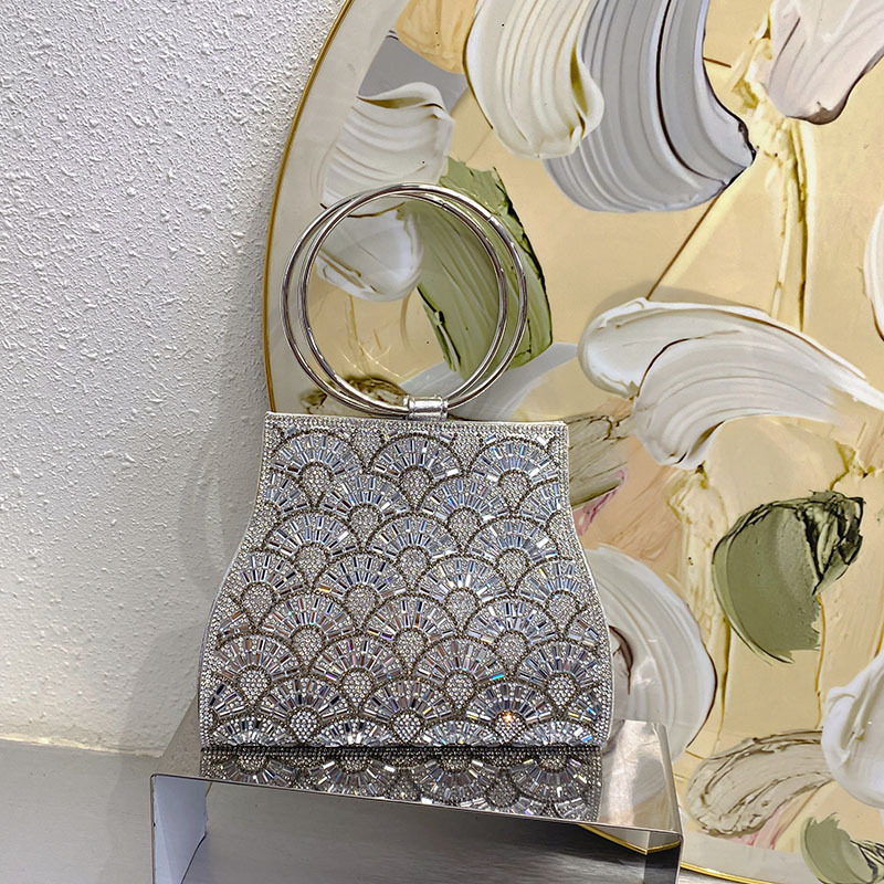 Glitter Shiny Diamond Clutch P - Women Handheld Bags reseña y precio