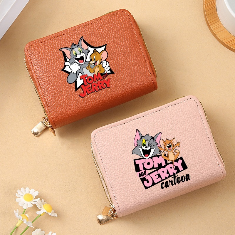 Tom and Jerry Cute Card Holder - Women Bags Purses reseña y precio