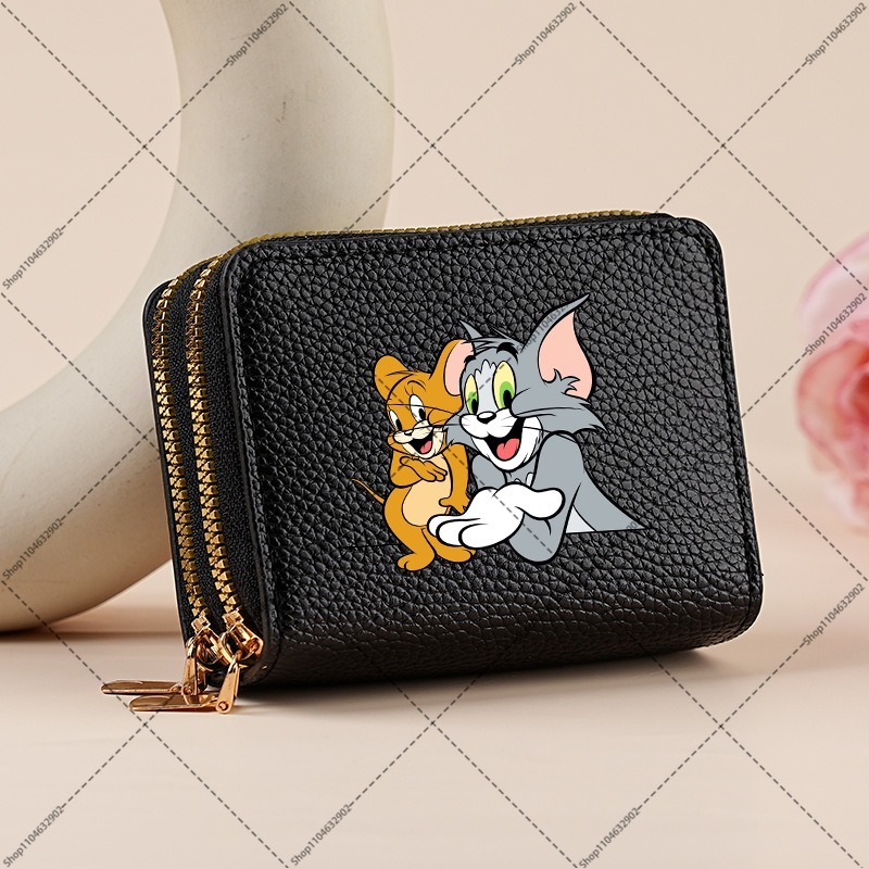 Tom and Jerry Cute Card Holder - Women Bags Purses reseña y precio