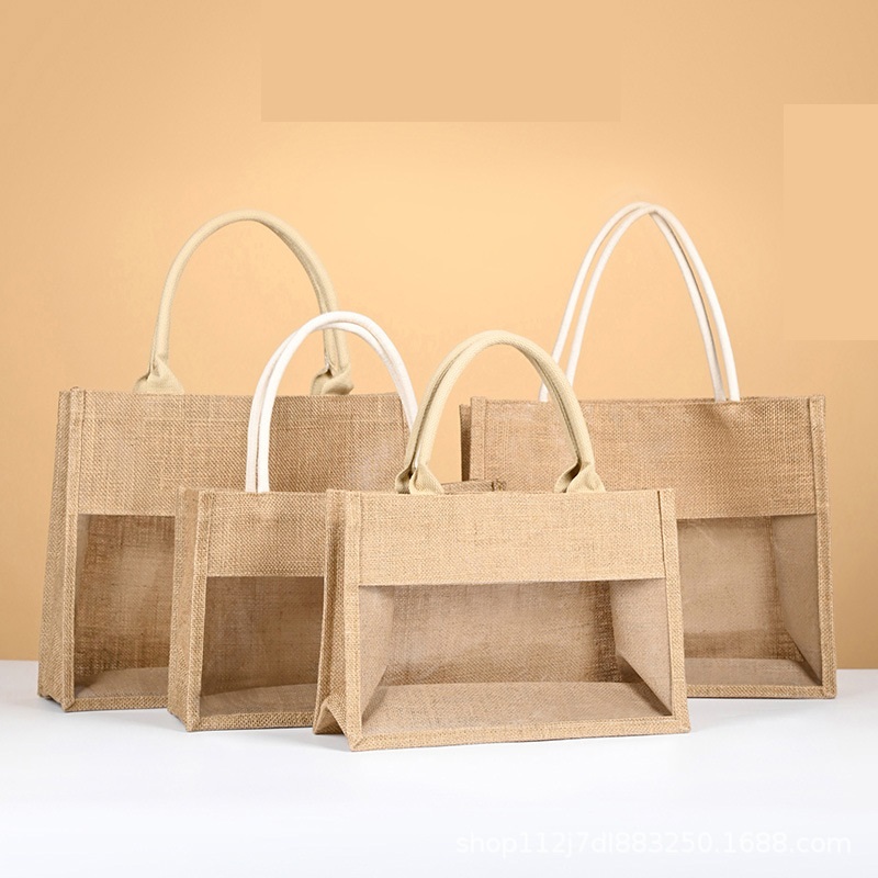 Large Capacity Tote Bag Women' - Women Bags Jute reseña y precio
