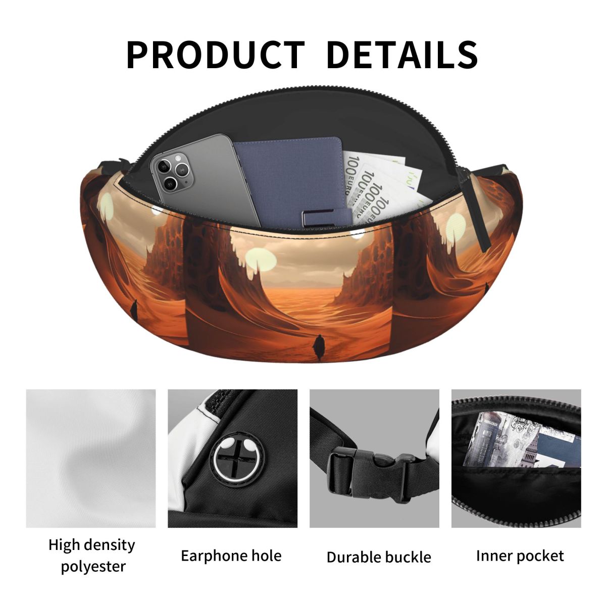 Dune 2020 Fan Art Fanny Pack M - Women Bags Dune reseña y precio
