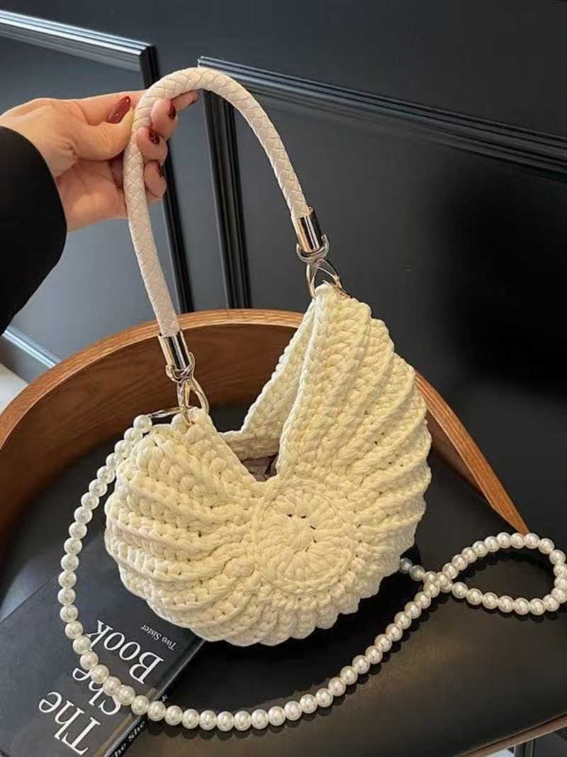 Creative Conch Shaped Crochet  - Women Bags Handmade reseña y precio