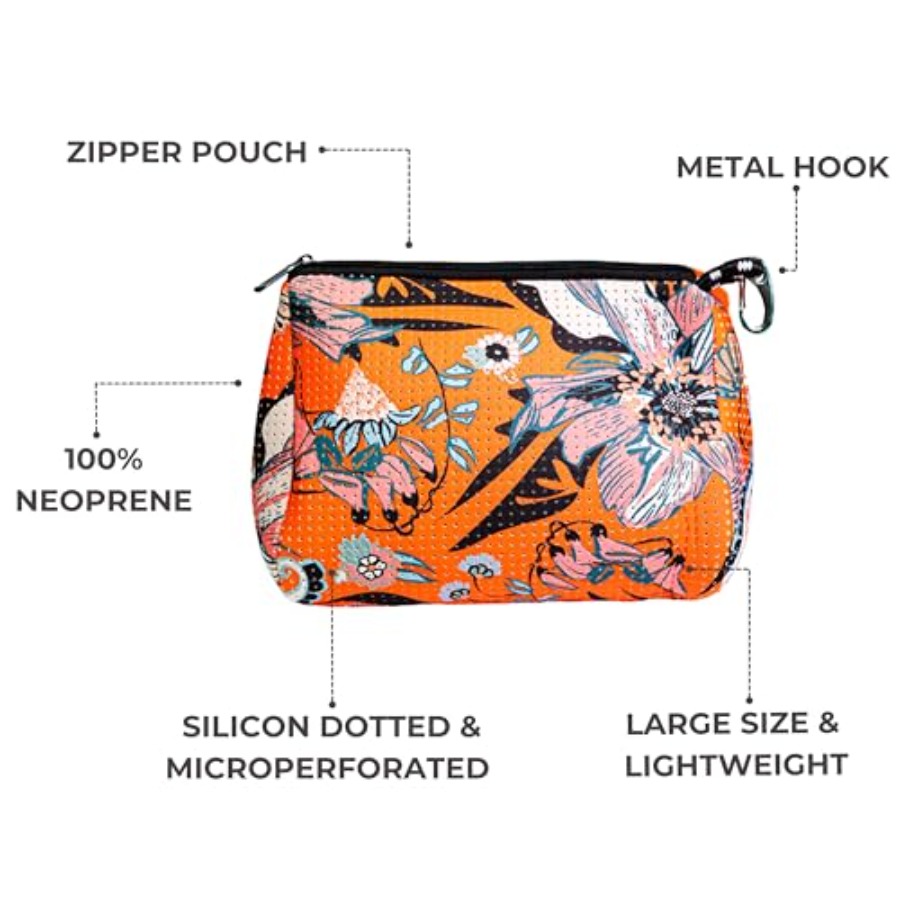 Brand Large Makeup Bag with Zi - Women Bags For Travel reseña y precio