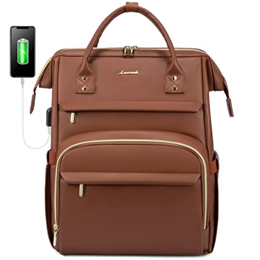 Leather Laptop Backpack for Wo - Women Bags Purses reseña y precio