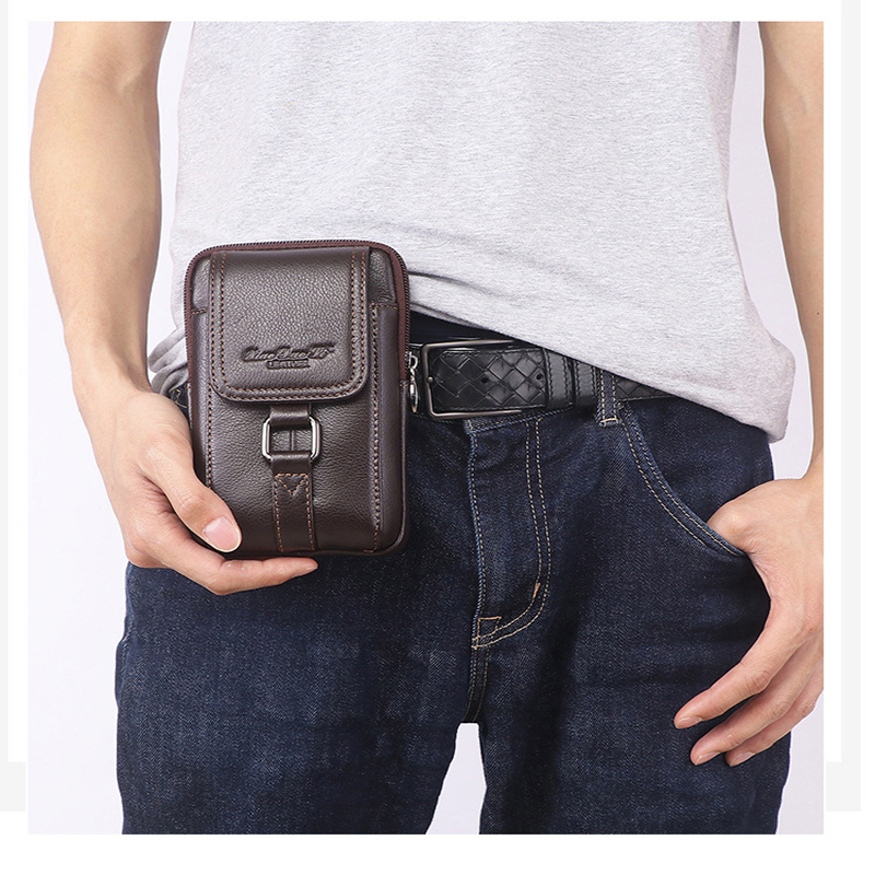 Men Cell/Mobile Phone Case Wai - Saddle Bag Leather reseña y precio
