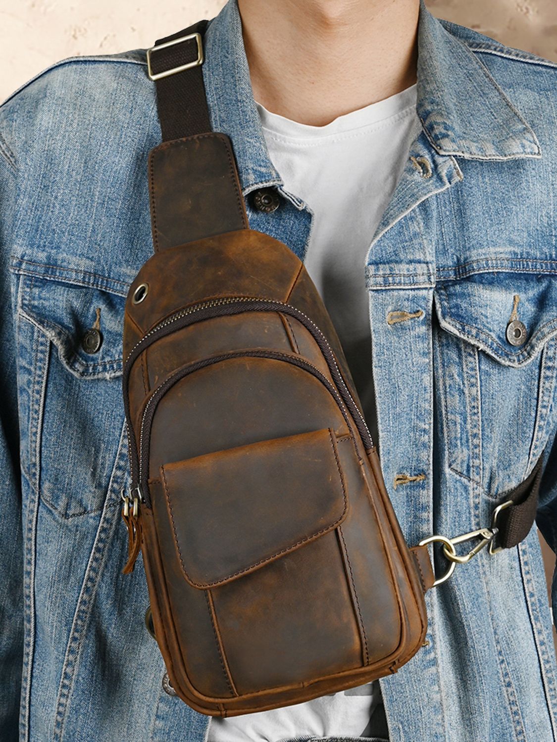 Designer Luxury Multifunction  - Saddle Bag Leather reseña y precio