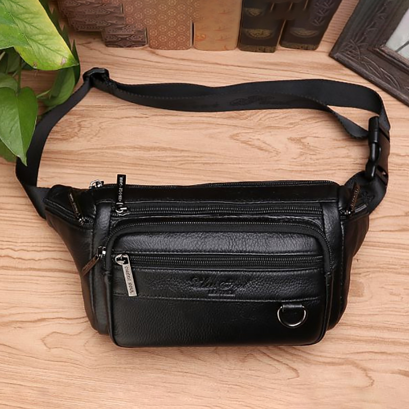 Men Waist Fanny Bags Sling Che - Saddle Bag Leather reseña y precio