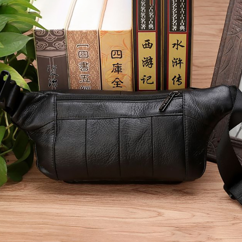 Men Waist Fanny Bags Sling Che - Saddle Bag Leather reseña y precio