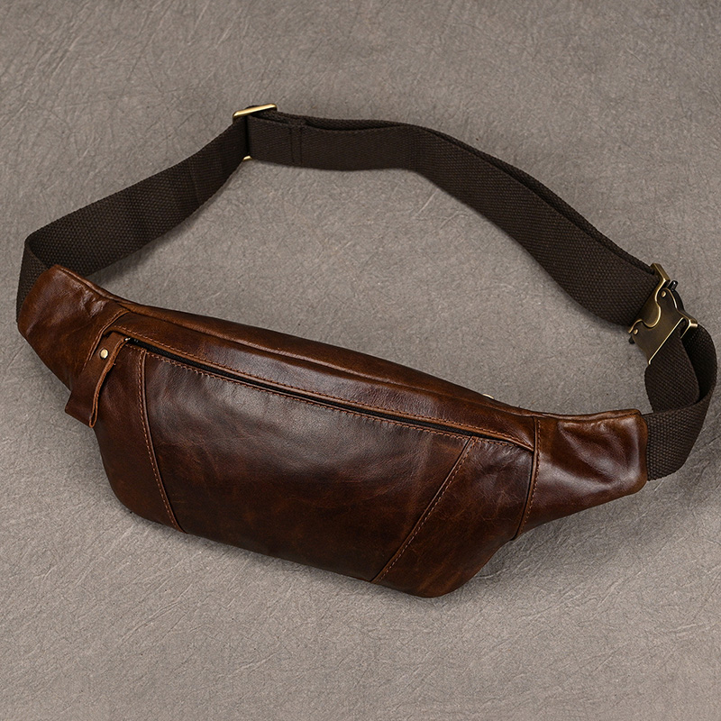 Men's Leather Chest Bags Cross - Saddle Bag Leather reseña y precio