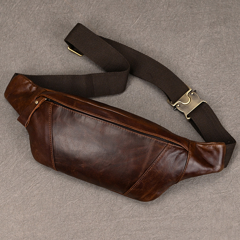 Men's Leather Chest Bags Cross - Saddle Bag Leather reseña y precio
