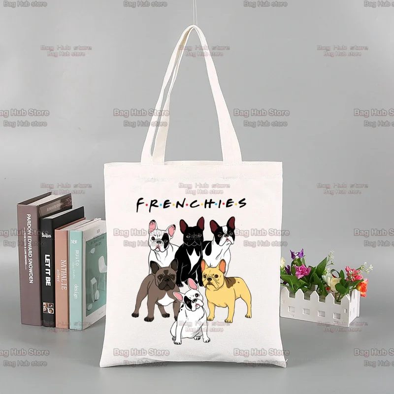 Frenchie Anatomy Of French Bul - Women Bags Jute reseña y precio