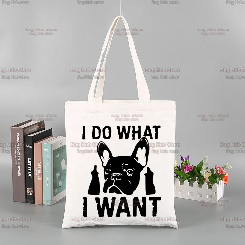 Frenchie Anatomy Of French Bul - Women Bags Jute reseña y precio