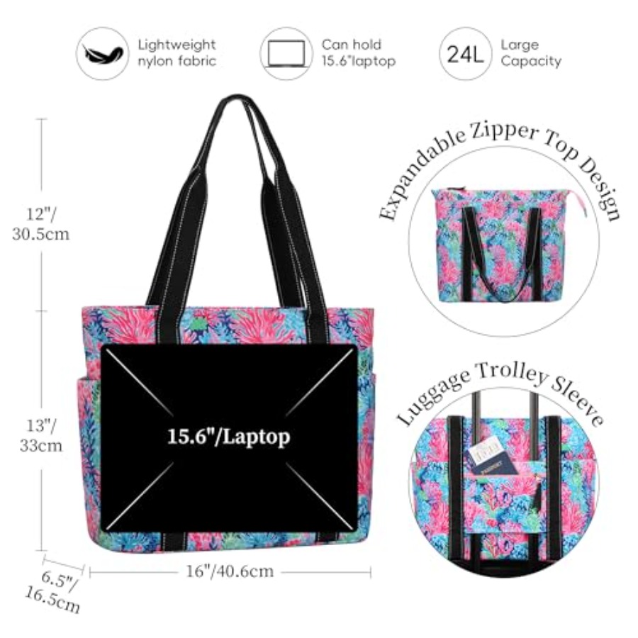 Tote Bag for Women with Laptop - Women Bags Work reseña y precio