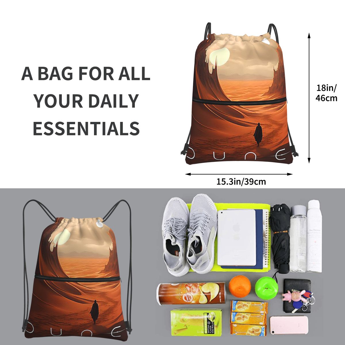 Dune 2020 Fan Art Backpacks Mu - Women Bags Dune reseña y precio