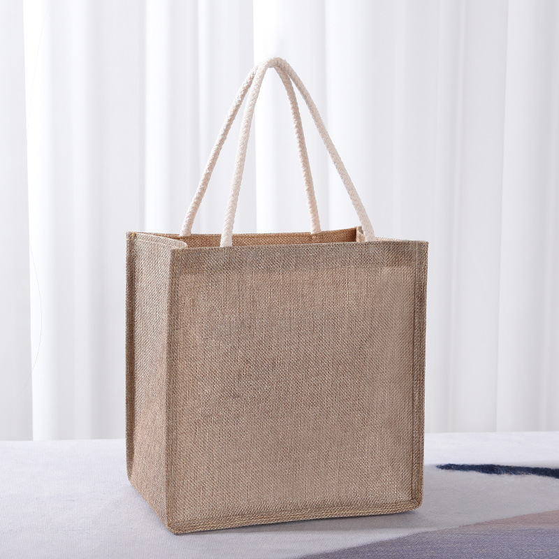 Cotton tote bag, large capacit - Women Bags Jute reseña y precio