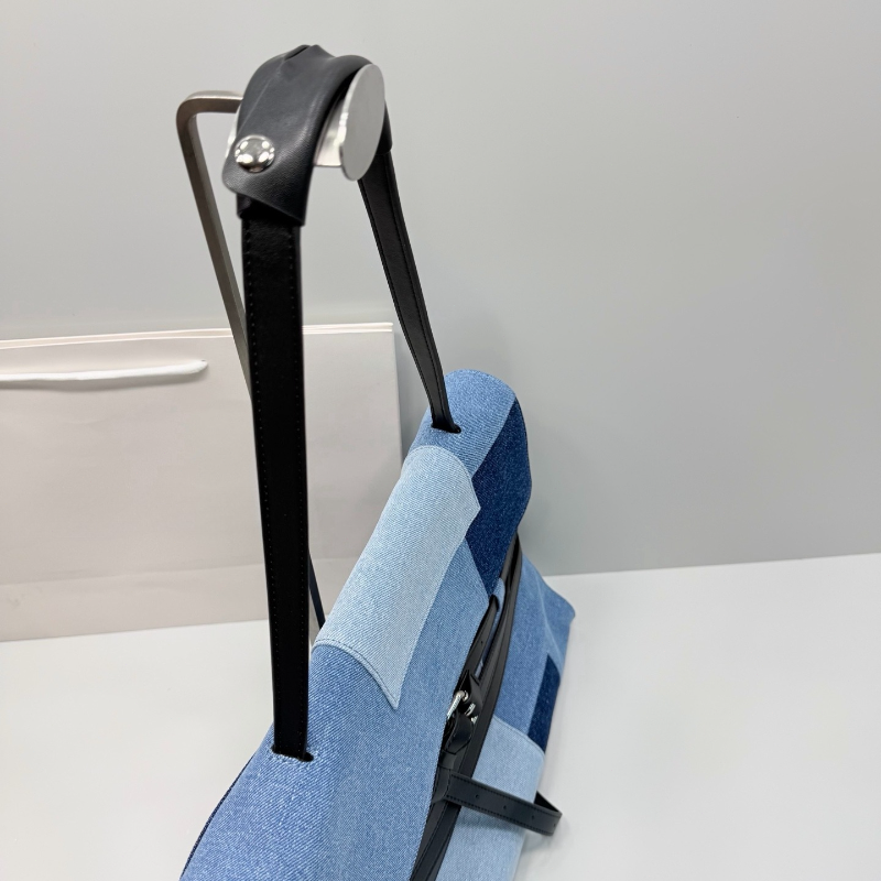 Color Block Denim Handbag Cros - Women Bags Purses reseña y precio