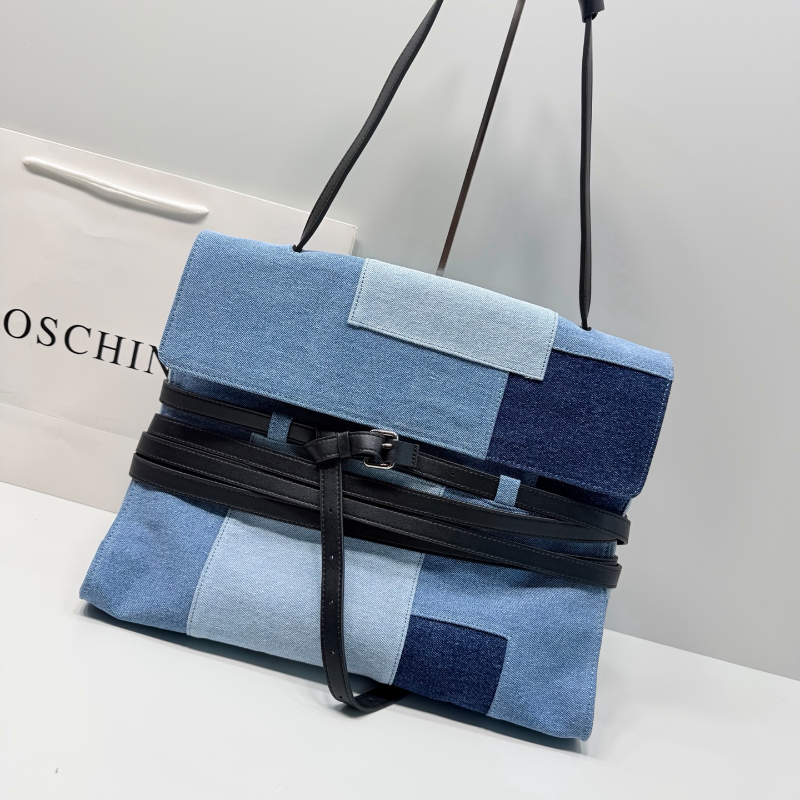 Color Block Denim Handbag Cros - Women Bags Purses reseña y precio