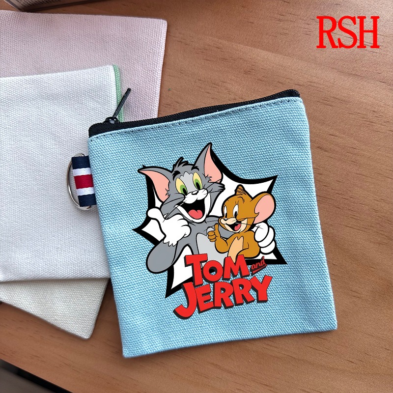 Tom and Jerry Coin Pouch Carto - Women Bags Purses reseña y precio