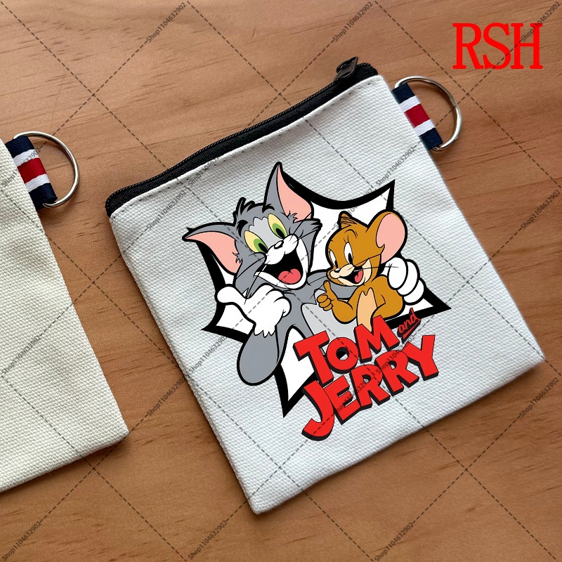 Tom and Jerry Coin Pouch Carto - Women Bags Purses reseña y precio