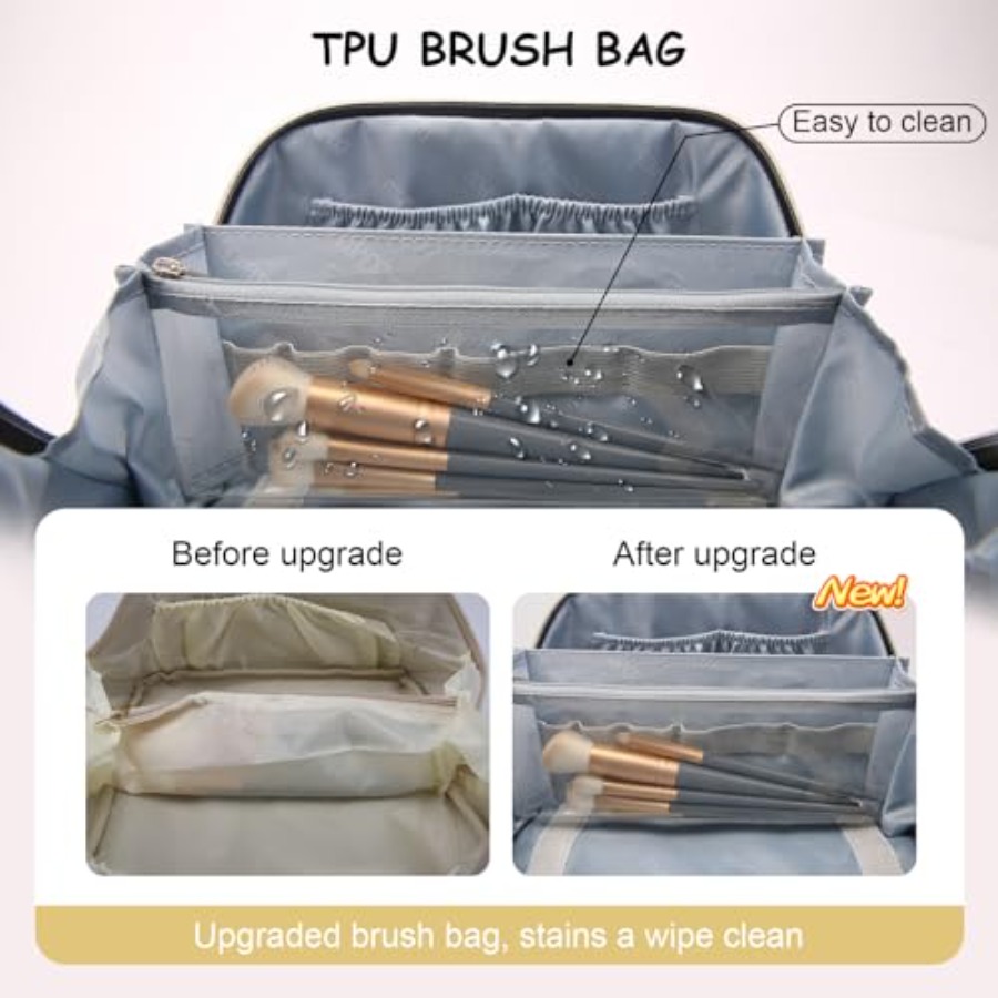 Travel Makeup Bag for Women: C - Women Bags For Travel reseña y precio