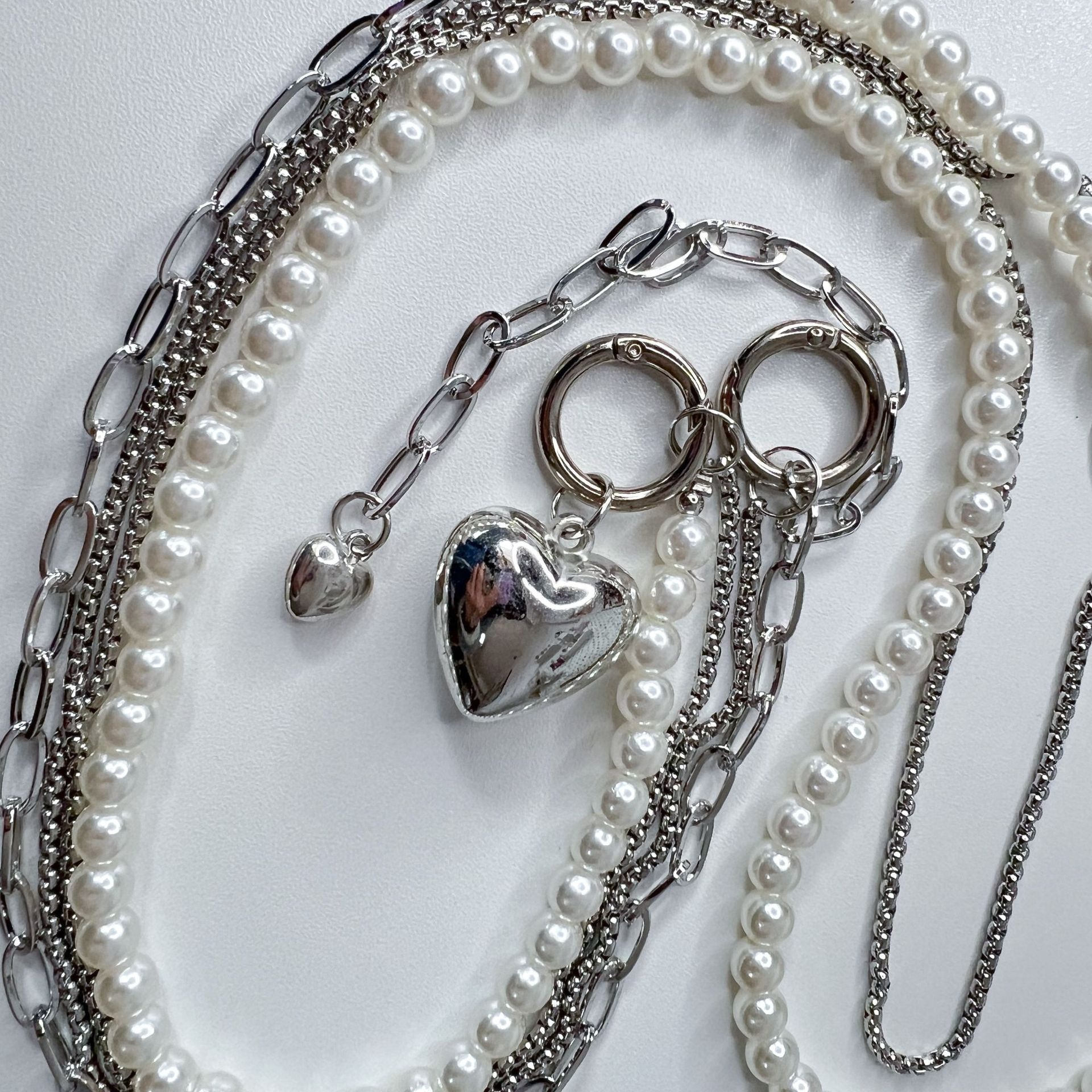 Long Pearl Phone Lanyard Handm - Women Bags Handmade reseña y precio