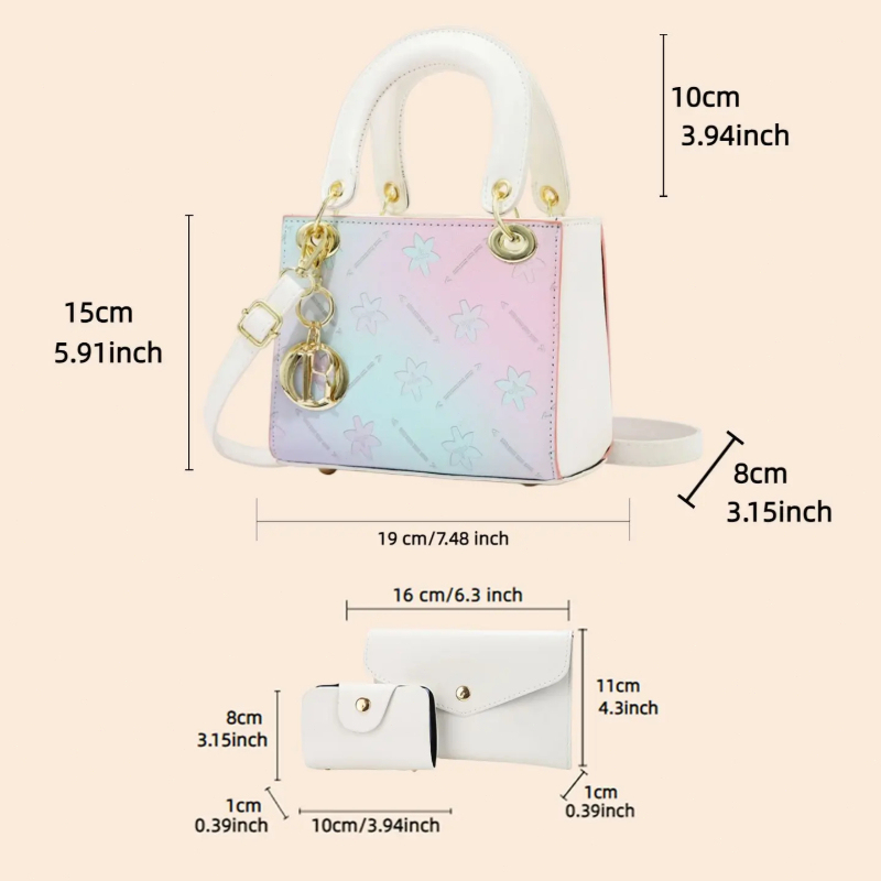 Gradient Printed Crossbody Sho - Women Bags Purses reseña y precio