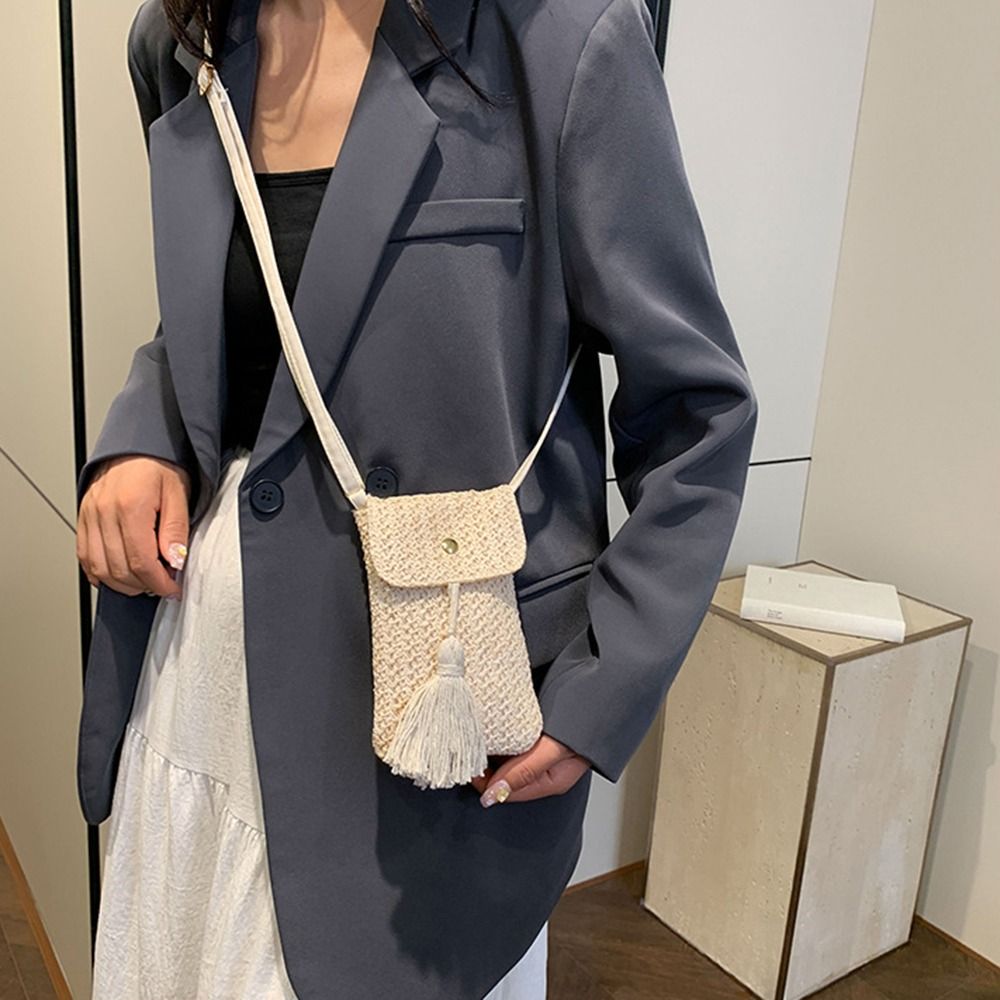 Fashion Weaving Straw Woven Ha - Women Bags Handmade reseña y precio