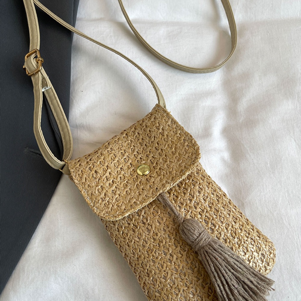 Fashion Weaving Straw Woven Ha - Women Bags Handmade reseña y precio