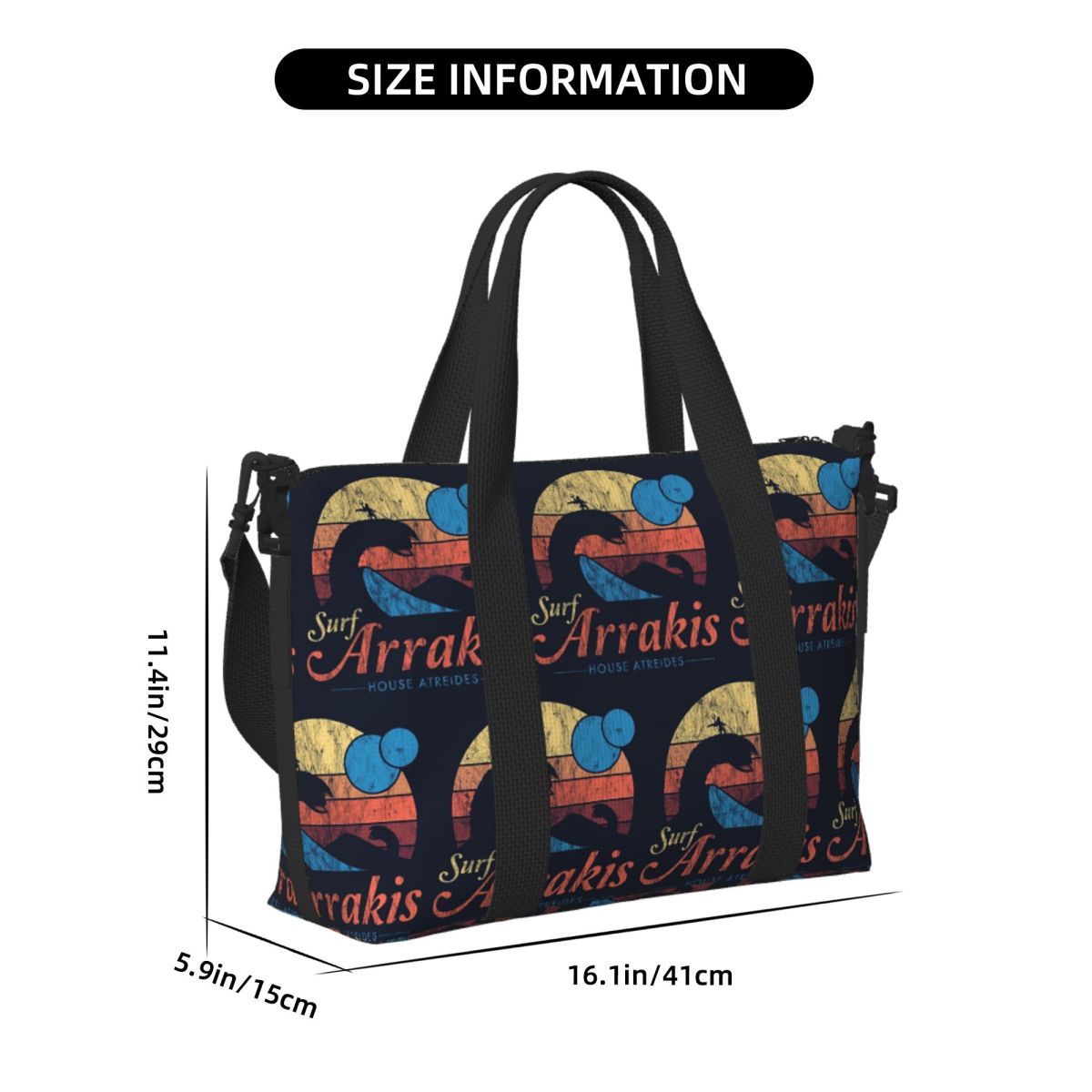 Custom Visit Arrakis Distresse - Women Bags Dune reseña y precio