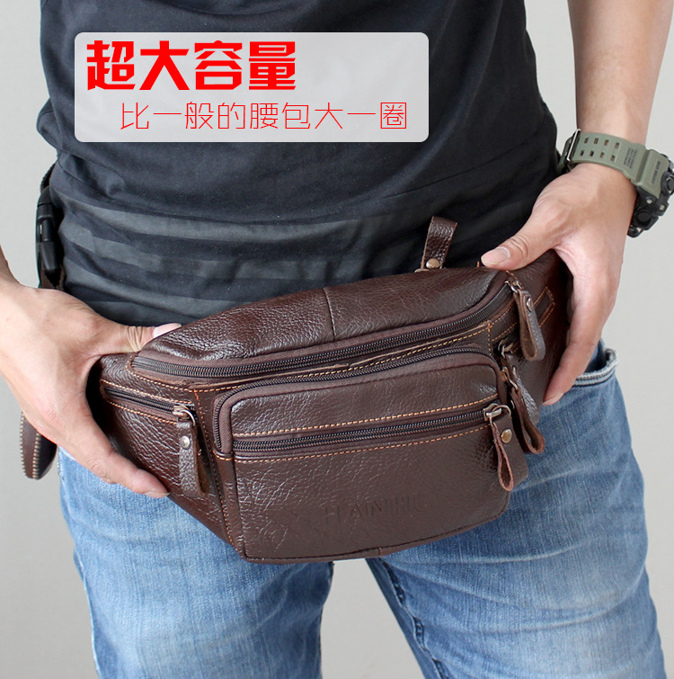 Genuine Cowhide Leather Waist  - Saddle Bag Leather reseña y precio
