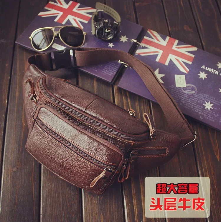 Genuine Cowhide Leather Waist  - Saddle Bag Leather reseña y precio