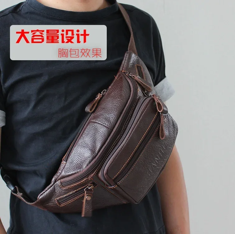 Genuine Cowhide Leather Waist  - Saddle Bag Leather reseña y precio