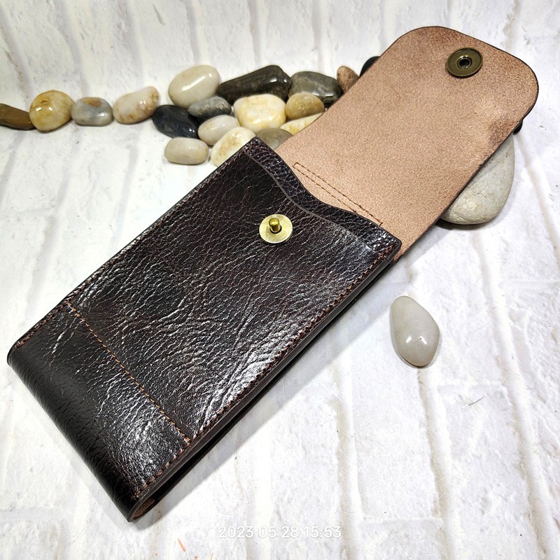 Mobile Phone Waist Bag Holster - Saddle Bag Leather reseña y precio