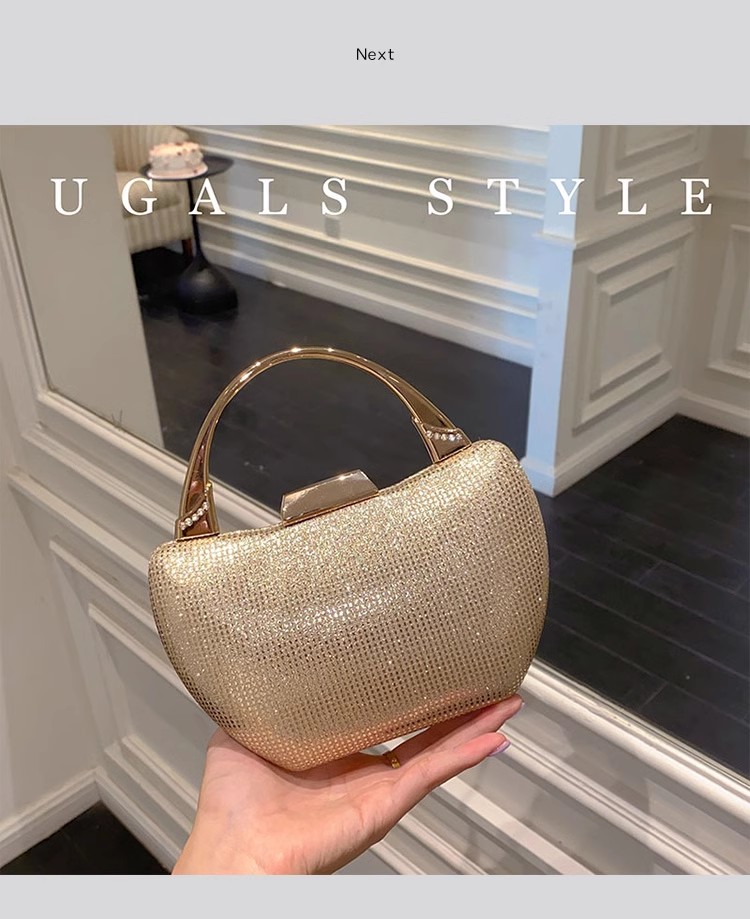 Glitter Shiny Fashion Evening  - Women Handheld Bags reseña y precio