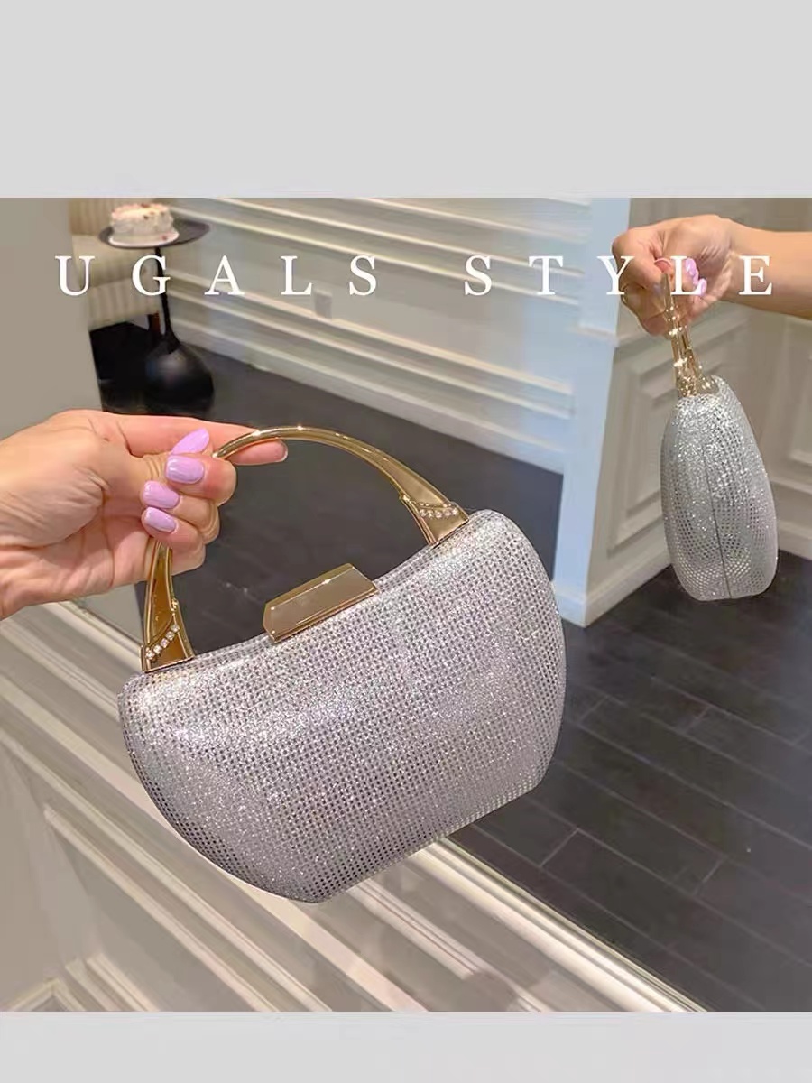 Glitter Shiny Fashion Evening  - Women Handheld Bags reseña y precio