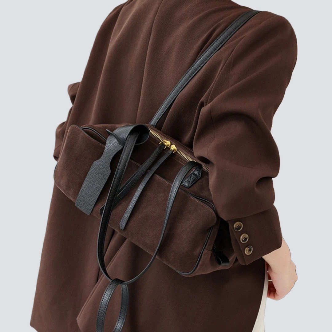 Suede Leather Womens Shoulder  - Women Handheld Bags reseña y precio